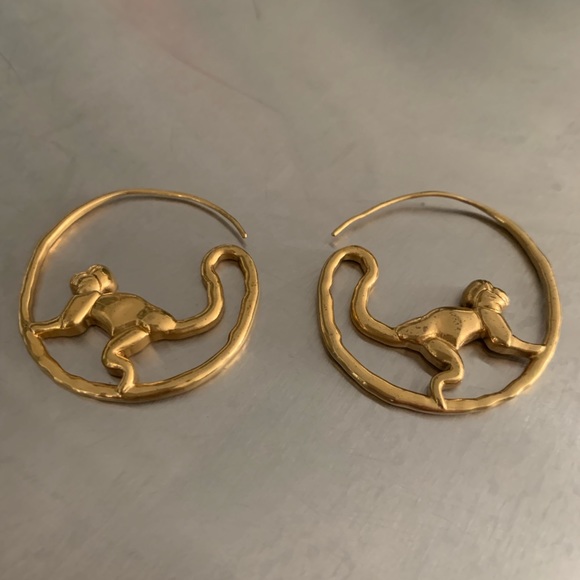 tory burch monkey earrings